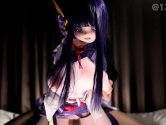 ElsaBabe雷電将軍のたゆんたゆんおっぱいにたっぷりぶっかけちゃう動画💕💕💕【原神・Genshin】 9/16