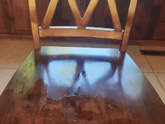 Guy pisses and cums on self