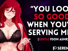 You look so good when you're serving me, kitten. [Gentle fdom ASMR] [Cat boy sub]