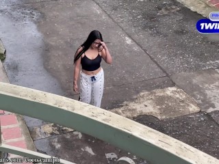 Teen 18 Neighbor Agrees to Enter a Married Man's Apartment!