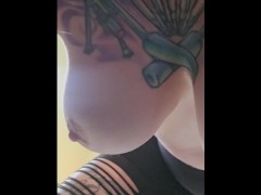 Watch Me Vigorously Vacuum Topless