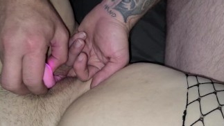 Big titty goth girlfriend sucks poprocks off my cock