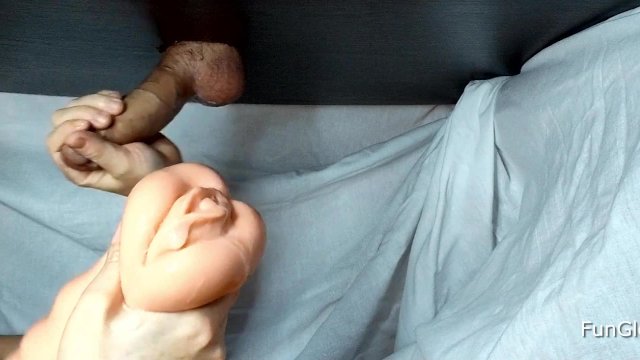 Milking table. Torturing a new client with an artificial vagina