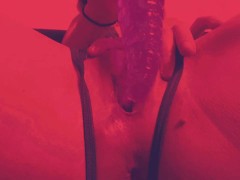 Fast orgasm, My pussy loves the dildo.
