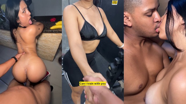 LA CULONA  DEL GYM  ACEPTA Y ME LA FOLLO DESPUÉS DEL GYM - ME PIDE LECHE  EN SUS TETAS