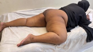 Egypt Hot BBW Collage Girl Writing on paper & Show her Naked Big Ass Shaking, Then i start Masturbat