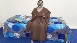 Hot穆斯林惊人的骑大假屌