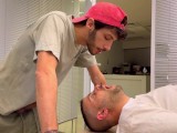 Sexy Middle Eastern straight guy dominates and humiliates untrained slut - with deep throat training