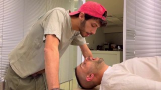 Sexy Middle Eastern straight guy dominates and humiliates untrained slut - with deep throat training