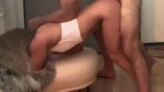MUSCLED GIANT lifted me up AND LICKED my pussy IN THE AIR !!!