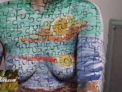Puzzle [Nude Body Painting by GoAskAlex]