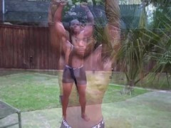 Dreads Way and Lyric Sky's first scene together pool side BBC Pounding - Screenshot 1 of 16 - Big Ass Ebony