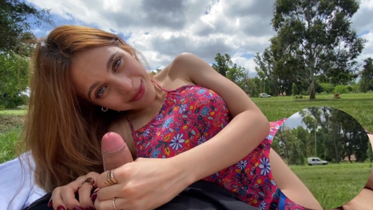 Argentina public sex in PARK with cars passing - OUTDOOR