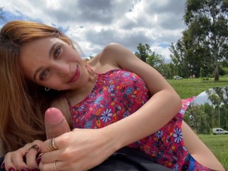 Argentina Public Sex in PARK with Cars Passing - OUTDOOR
