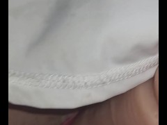 Sissy chastity cage task. 9 inch dildo anal