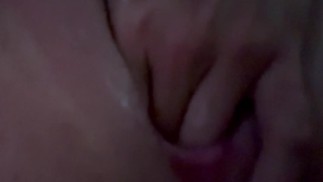 Intense fingering orgasm with squirting