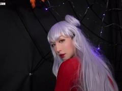 AB134 绮绮与艾爷的性爱万圣派对 (中英字幕) - Screenshot 6 of 16 - Swimsuit