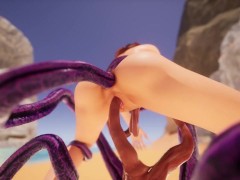 Wild Beach 3D Alien Fetish