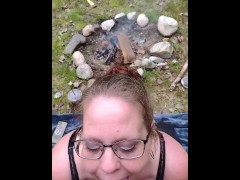 POV: Best Campsite FACIAL she ever got!!!
