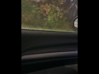 In the Car Horny Edging my BBC!! • Loud Moaning W/ Dirty Talk!!•