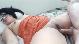 having multiple orgasms on myboyfriend's hard cock watching porn,I'm a porn addicted whore,Ilove cum