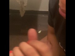 Bathroom breaks be like! - Screenshot 5 of 16 - Dirty Talk Handjob