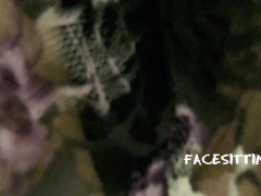 Sitting on your face with my big ass and make you enjoy my pussy. Facesitting POV