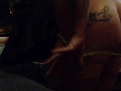 Pawg blonde milf, lingerie & heels, face down! cheeks wide open getting ass tonged fucked & rimmed