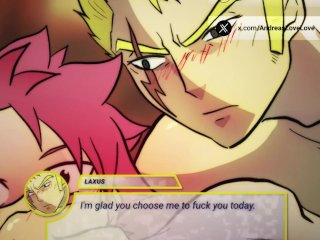 Laxus fucking Natsu - Animated YAOI