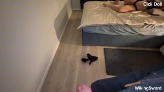 Slutty Blonde Stepdaughter Got Caught masturbating in her Bedroom - Couldn’t resist to FUCK Her