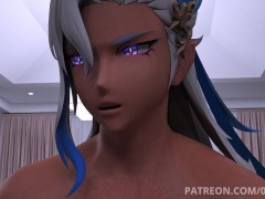【001】ヌヴィレットがフリーナを裏切る。アルレッキーノ x ヌヴィレット アニメーション（原神） - Screenshot 14 of 16 - Genshin Impact Slime