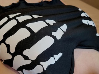 Goth Step Sis Lets me Grab her Big Tits