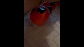 Mr deadpool looked thirsty so I peed on him!