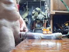 An hour of Monster cock fucking it's test tube hard, then Huge amazing cum explosion 🍆💦💦💦🤩