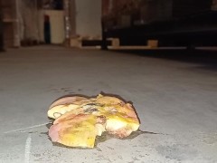 Slow Motion Peach Crush & Trample