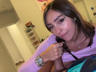 Sisi Rose jerks my dick before bed – Teddy Tarantino