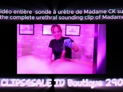 Sonde à urètre avec mon Joy