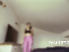 Sitting on the slave's face while looking at the phone, facesitting POV - Screenshot 1 of 16 - Facesitting Pov