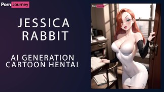 PornJourney AI Hentai : Jessica Rabbit Cartoon Porn