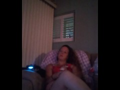 Pretty Girl Playing Video Games