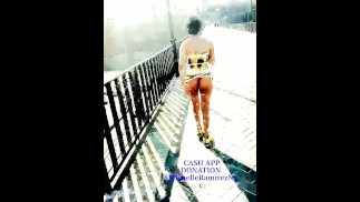 ФРАНЦУЗСКИЙ МОСТ ЗА ПРЕДЕЛАМИ ПУБЛИЧНОЙ NAKED ОБНАЖЕННОЙ СОЛО ЖЕНЩИНЫ