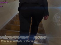 職場内で部下のちんぽを咥えるOL　休憩室、階段など色々な場所で咥えて最後は口内発射 - Screenshot 1 of 16 - 職場