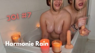 JOI FR - jerk off and cum in my bath (english subtitles)