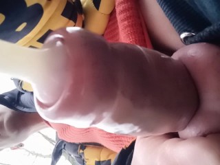Filling Condom with Cum - Longer Close up Version
