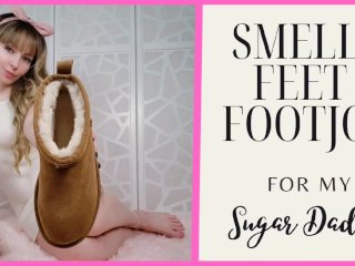 Smelly Feet Footjob For My Sugar Daddy