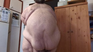 Showing off my body standing up