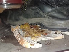 Peach Sandwich Crush, time for dinner 👣👣