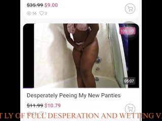 Nonton Hot Ebony Holds, Masturbates and Measures Morning Pee Streaming HD