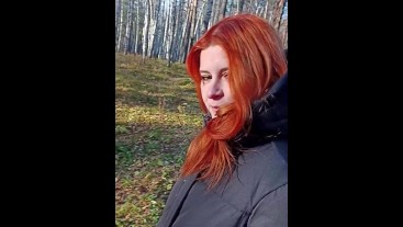 Прогулка в парке закончилась миньетом