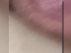 fresh shaved dick jerking off with my bouncy balls